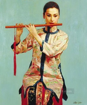 zg053cD132 Chinese painter Chen Yifei Oil Paintings